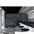 Black and Grey Slate Effect Wall Mural