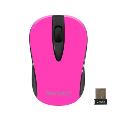 Gear Head Mp2100npk Wireless Optical Nano Mouse - Pink