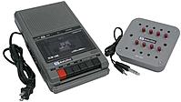 Amplivox Sl1039 Cassette Listening Center - 8-user Headphone Jack Box - Gray