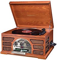 Crosley Cr66-pa Rochester 5-in-1 Stereo Turntable Sound System - Paprika