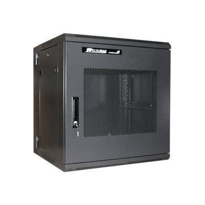 Startech.com Rk1219walhm 12u 19 Hinged Wall Mount Server Rack Cabinet - Black Wall Mount Server Rack With Steel Mesh Door - Hinged Design