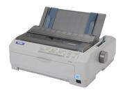 EPSON LQ Series 24 pins Impact Printer Print Speed: High Speed Draft: 529 cps (12 cpi) 440 cps (10 cpi) Draft: 330 cps (10 cpi) Letter Quality: 110 cps (10 cpi) Printhead Life: 400 million Feed Rate: 5 ips Language Simulation: EPSON ESC/P 2, IBM PPDS Fonts Included: Epson Draft 10, 12, 15 cpi Epson Roman 10, 12, 15 cpi proportional Epson San Serif 10, 12, 15 cpi proportional Epson Courier 10, 12, 15 cpi Epson Prestige 10, 12, 15 cpi Epson Script 10 cpi Epson OCRB 10 cpi Epson Script C proportional Epson Orator 10 cpi Epson Orator S 10 cpi Media Type: No