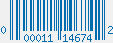 UPC bar code 000011146749