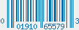 UPC bar code 001910655793