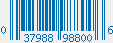 UPC bar code 037988988006