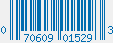 UPC bar code 070609015293