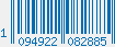 EAN bar code 1094922082885