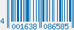 EAN bar code 4001638086585