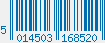 EAN bar code 5014503168520