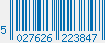 EAN bar code 5027626223847