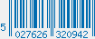 EAN bar code 5027626320942