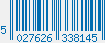 EAN bar code 5027626338145