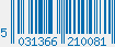 EAN bar code 5031366210081