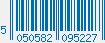 EAN bar code 5050582095227