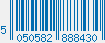 EAN bar code 5050582888430