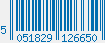 EAN bar code 5051829126650