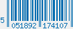 EAN bar code 5051892174107