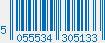 EAN bar code 5055534305133