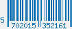 EAN bar code 5702015352161