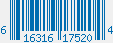 UPC bar code 616316175204