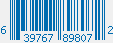 UPC bar code 639767898072