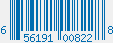 UPC bar code 656191008228