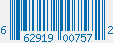 UPC bar code 662919007572