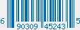 UPC bar code 690309452435