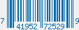 UPC bar code 741952725299