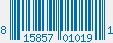 UPC bar code 815857010191