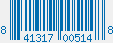 UPC bar code 841317005148