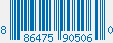 UPC bar code 886475905060