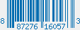 UPC bar code 887276160573