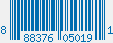 UPC bar code 888376050191