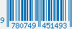 ISBN bar code 9780749451493